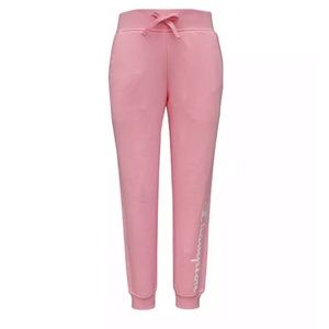 Champion pink classic script pull on fleece pants size 5